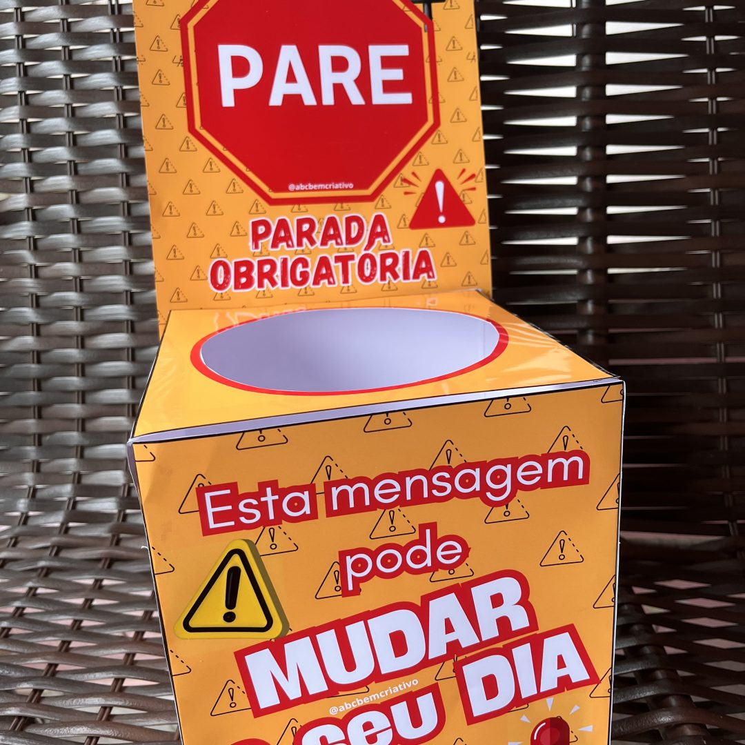 PARADA OBRIGATÓRIA – ESTA MENSAGEM PODE MUDAR SEU DIA!