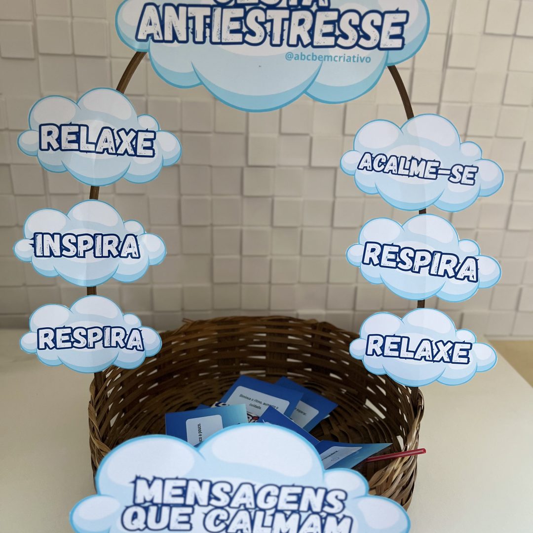 CESTA ANTIESTRESSE / NO STRESS - 84 MENSAGENS