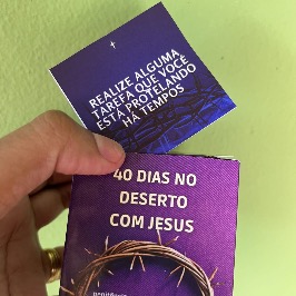40 dias no deserto com Jesus - Quaresma na Caixa