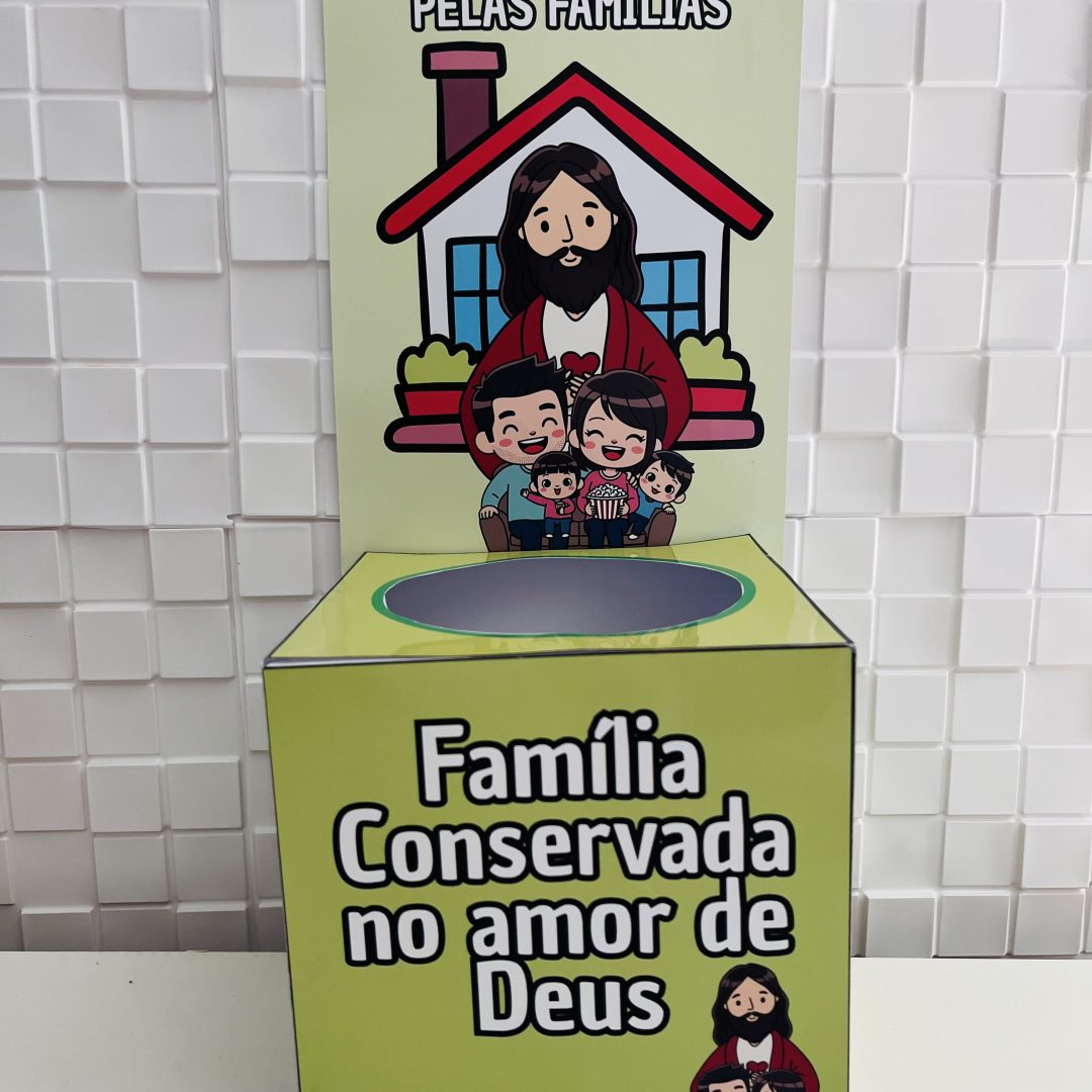Caixa Famílias Conservadas no Amor de Deus + 5 marca páginas
