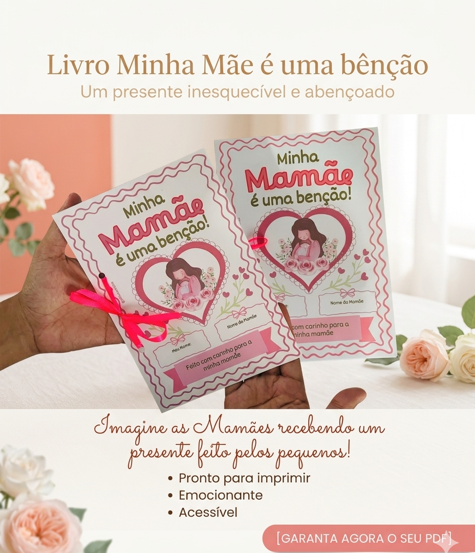 Livro "Minha Mãe é uma benção"