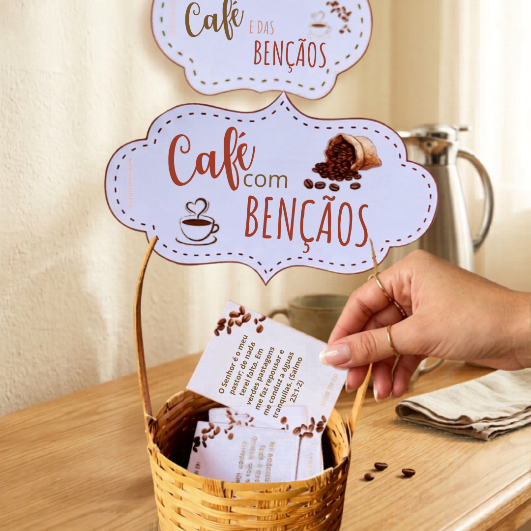 KIT Cantinho do Café e das bençãos