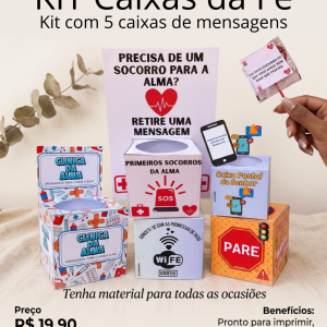 KIT Caixas da Fé